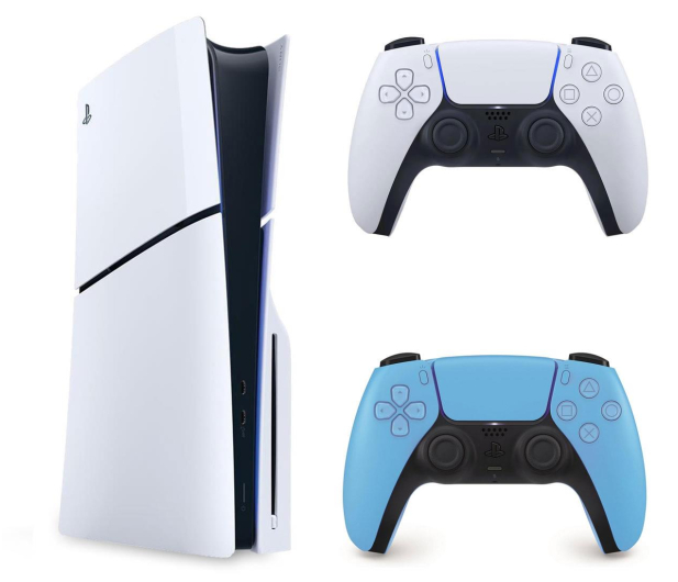 Sony PlayStation 5 Slim + DualSense Starlight Blue - 1331515 - zdjęcie